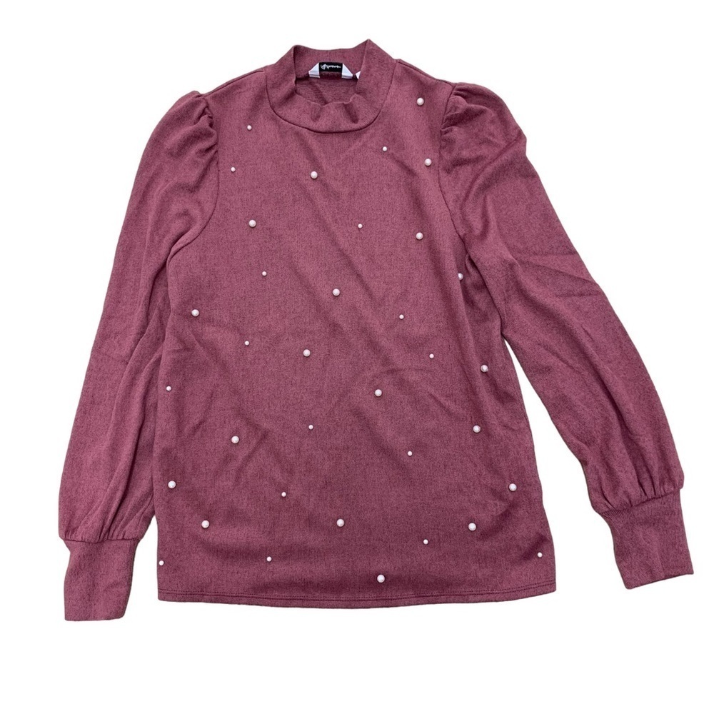 Reitman's Dusty Bloom Bead Embroidered Sweater Size XS​​​​​​​​​